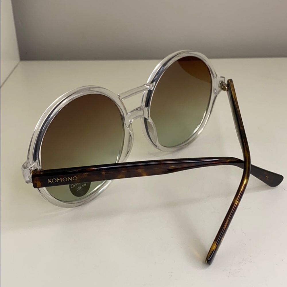 Komono Sunglasses Coco Clear New round oversized - Picture 11 of 16